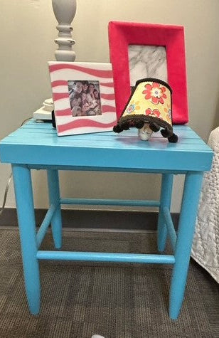 Turquoise Side Table by Troutman Furniture $29