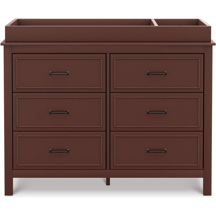 DaVinci Charlie 6-Drawer Double Dresser - Chestnut DaVinci Charlie 6-Drawer Double Dresser - Chestnut