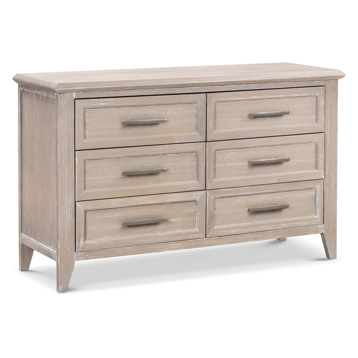 B14416SDB,Monogram by Namesake,Beckett 6-Drawer Dresser in Sandbar