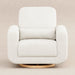M10287YCLB,Babyletto,Tuba Glider in Ivory Corduroy with Light Wood Base