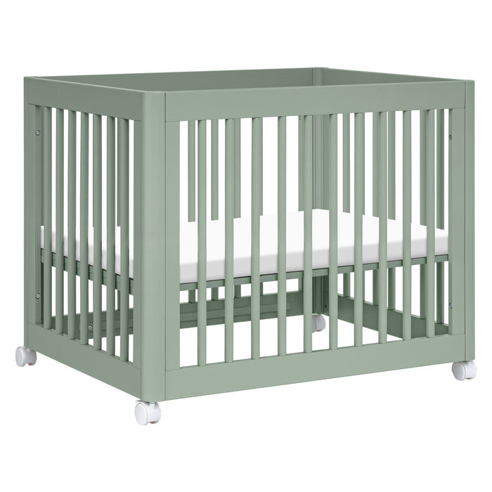 M23401LS,Babyletto,Yuzu 8-in-1 Convertible Crib w/All-Stages Conversion Kits in Light Sage