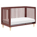 M9001CRN,Babyletto,Lolly 3-in-1 Convertible Crib w/Toddler Bed Conversion in Crimson/Natural