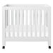 M6698W,Babyletto,Origami Mini Crib in White Finish