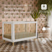 M9001WN,Babyletto,Lolly 3-in-1 Convertible Crib w/Toddler Bed Conversion Kit in White/Natural