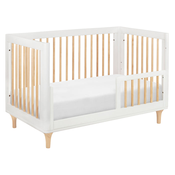 M9001WN,Babyletto,Lolly 3-in-1 Convertible Crib w/Toddler Bed Conversion Kit in White/Natural