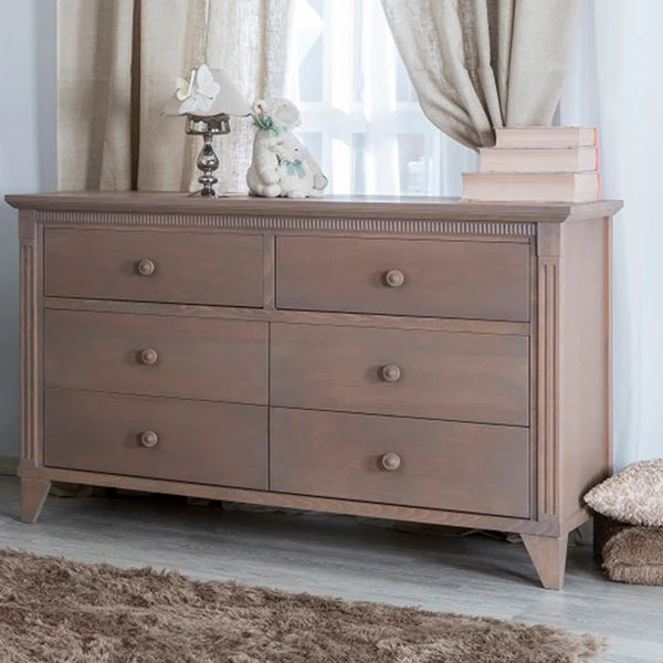 Silva Edison 6 Drw Dresser in Cappuccino - discontinued finish