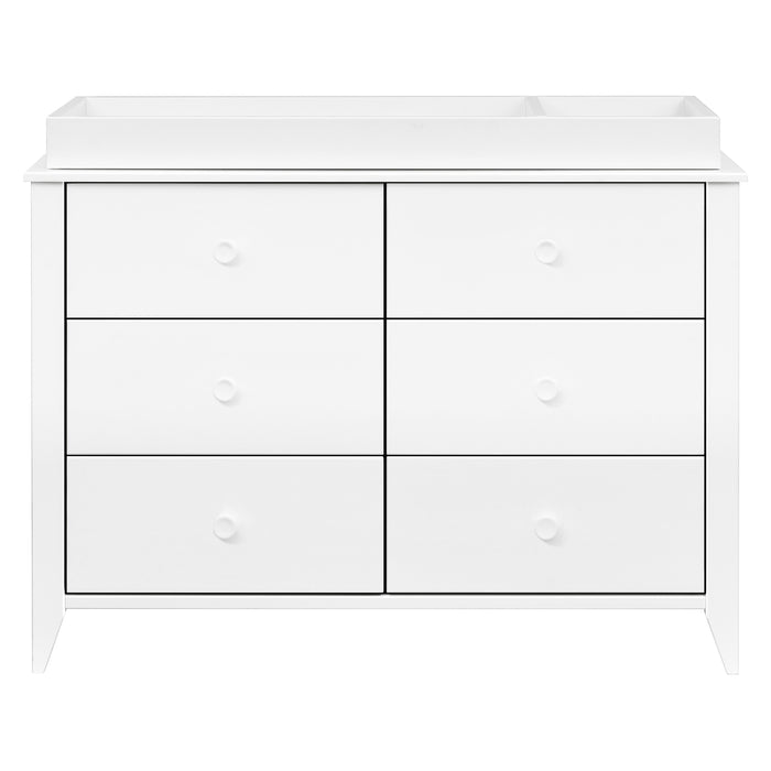 M10326W,Babyletto,Sprout 6-Drawer Double Dresser in White