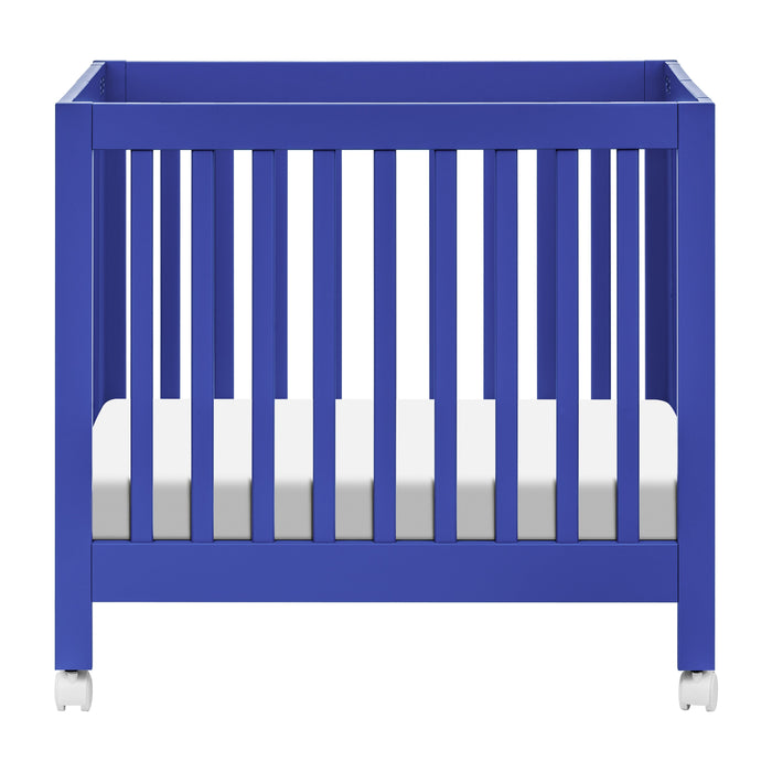 M6698CBT,Babyletto,Origami Mini Crib in Cobalt