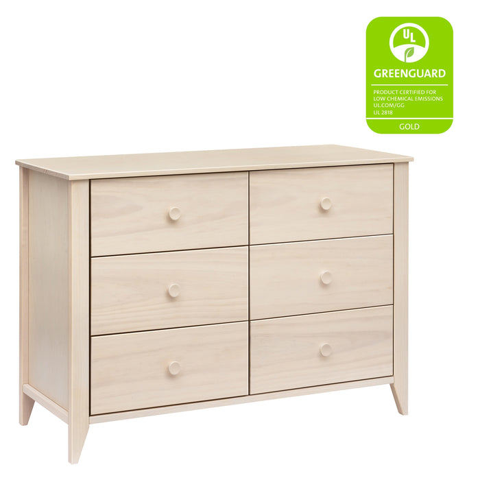 M10326NX,Babyletto,Sprout 6-Drawer Double Dresser in Washed Natural