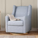 M11288PCETLB,Babyletto,Kiwi Glider Recliner w/ Electronic Control and USB in Performance Chambray Eco-Twill/Light Wood Base
