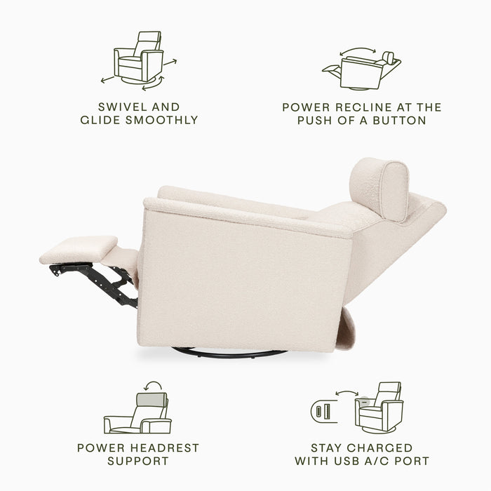 Namesake Willa Plus Power Glider Recliner w/ Power Headrest