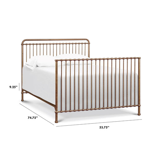 M15399VG,Namesake,Winston Full Size Bed Conversion Kit in Vintage Gold
