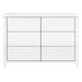 M10326W,Babyletto,Sprout 6-Drawer Double Dresser in White
