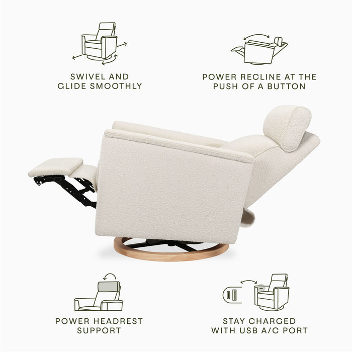 Namesake Willa Plus Power Glider Recliner w/ Power Headrest