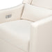 M11288PNETLB,Babyletto,Kiwi Glider Recliner w/ Electronic Control and USB in Performance Natural Eco-Twill w/Light Wood Bas
