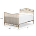 M21589VG,Namesake,Noelle Full Size Bed Conversion Kit in Vintage Gold