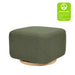 M26385OBLB,Babyletto,Kiwi Gliding Ottoman in Olive Boucle w/ Light Wood Base