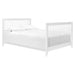 M5789W,The MDB Family,Hidden Hardware Twin/Full Size Bed Conversion Kit In White Finish