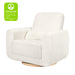 M10287YCLB,Babyletto,Tuba Glider in Ivory Corduroy with Light Wood Base