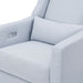 M11288PCETLB,Babyletto,Kiwi Glider Recliner w/ Electronic Control and USB in Performance Chambray Eco-Twill/Light Wood Base