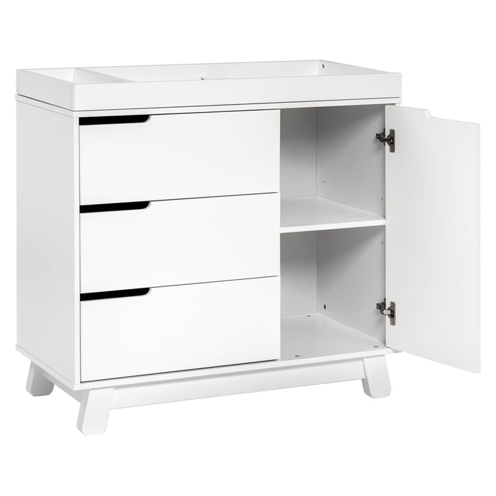 M4223W,Babyletto,Hudson 3-Drawer Changer Dresser w/Removable Changing Tray in White
