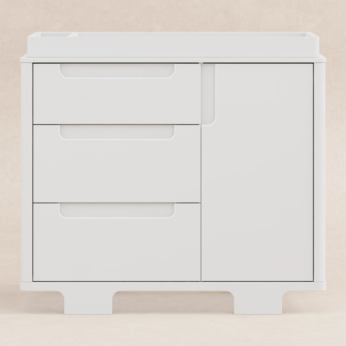 M23423W,Babyletto,Yuzu 3-Drawer Changer Dresser in White