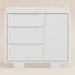 M23423W,Babyletto,Yuzu 3-Drawer Changer Dresser in White