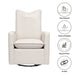 M20987PCMEW,Babyletto,Cali Pillowback Swivel Glider in Performance Cream Eco-Weave