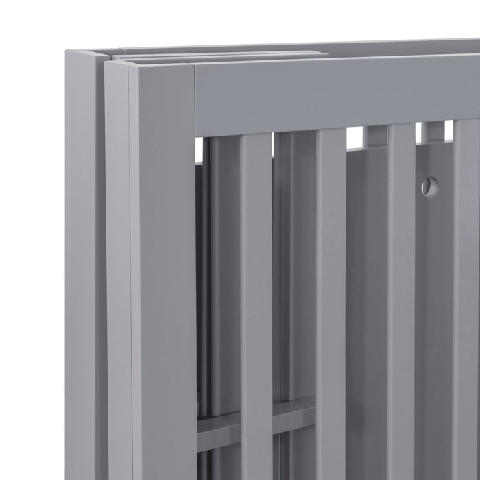 M6698G,Babyletto,Origami Mini Crib in Grey Finish