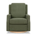M22287OBLB,Namesake,Crewe Recliner and Swivel Glider in Olive Boucle w/Light Wood Base