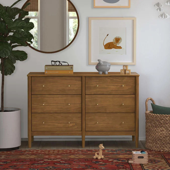 DaVinci Frem 6-Drawer Dresser, Walnut DaVinci Frem 6-Drawer Dresser, Walnut