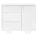 M23423W,Babyletto,Yuzu 3-Drawer Changer Dresser in White