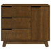 M4223NL,Babyletto,Hudson 3-Drawer Changer Dresser w/Removable Changing Tray in Natural Walnut