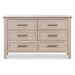 B14416SDB,Monogram by Namesake,Beckett 6-Drawer Dresser in Sandbar