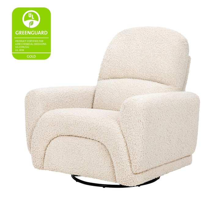 M30087AT,Babyletto,Rainbow Recliner and Swivel Glider in Almond Teddy Loop