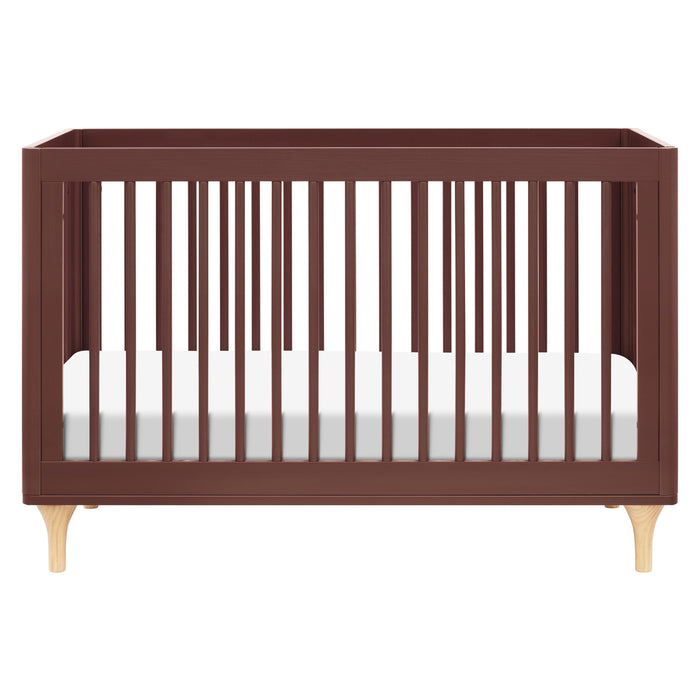M9001CRN,Babyletto,Lolly 3-in-1 Convertible Crib w/Toddler Bed Conversion in Crimson/Natural