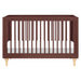 M9001CRN,Babyletto,Lolly 3-in-1 Convertible Crib w/Toddler Bed Conversion in Crimson/Natural