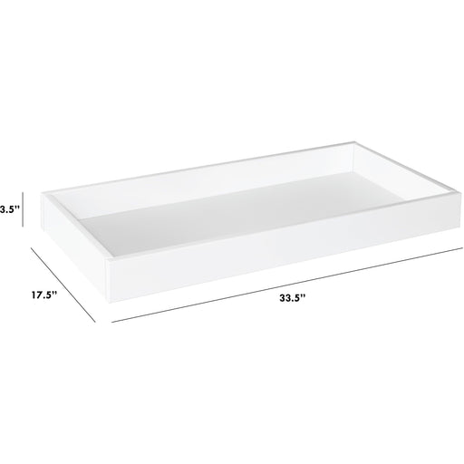 M0219W,The MDB Family,Universal Removable Changing Tray in White Finish