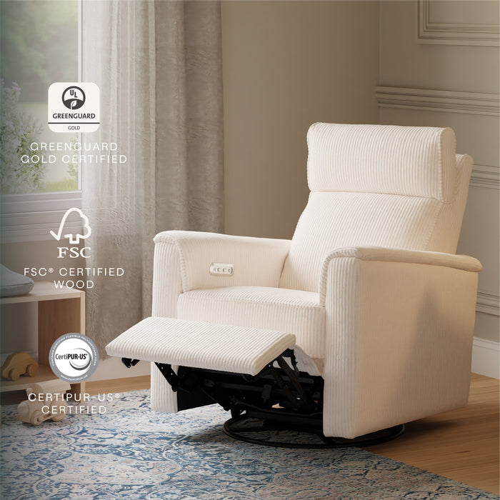 Namesake Willa Plus Power Glider Recliner w/ Power Headrest