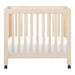 M6698NX,Babyletto,Origami Mini Crib in Washed Natural