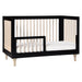 M9001BNX,Babyletto,Lolly 3-in-1 Convertible Crib w/Toddler Bed Conversion in Black/WashedNatural