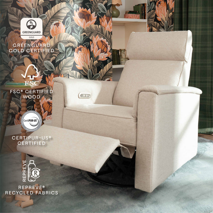 Namesake Willa Plus Power Glider Recliner w/ Power Headrest