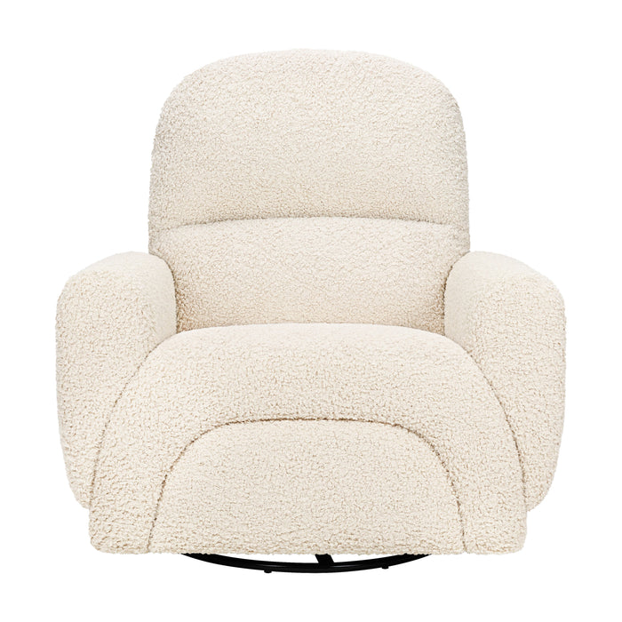 M30087AT,Babyletto,Rainbow Recliner and Swivel Glider in Almond Teddy Loop