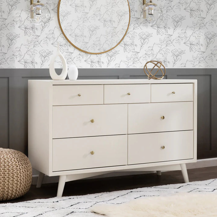 Palma 7 Drawer Dresser in Warm White - Floor Model only