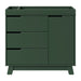 M4223FRGR,Babyletto,Hudson 3-Drawer Changer Dresser w/Removable Changing Tray in Forest Green