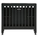 M6698B,Babyletto,Origami Mini Crib in Black Finish