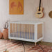 M9001WN,Babyletto,Lolly 3-in-1 Convertible Crib w/Toddler Bed Conversion Kit in White/Natural