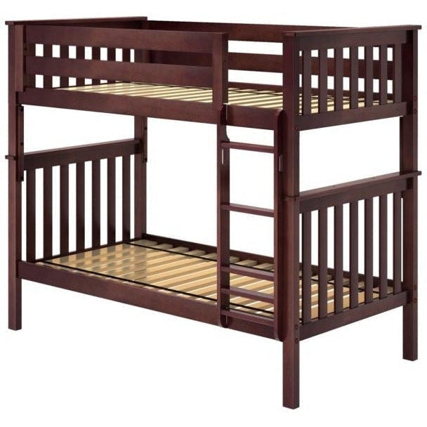 Jackpot Deluxe Bristol Twin over Twin Bunk Bed - stock in white