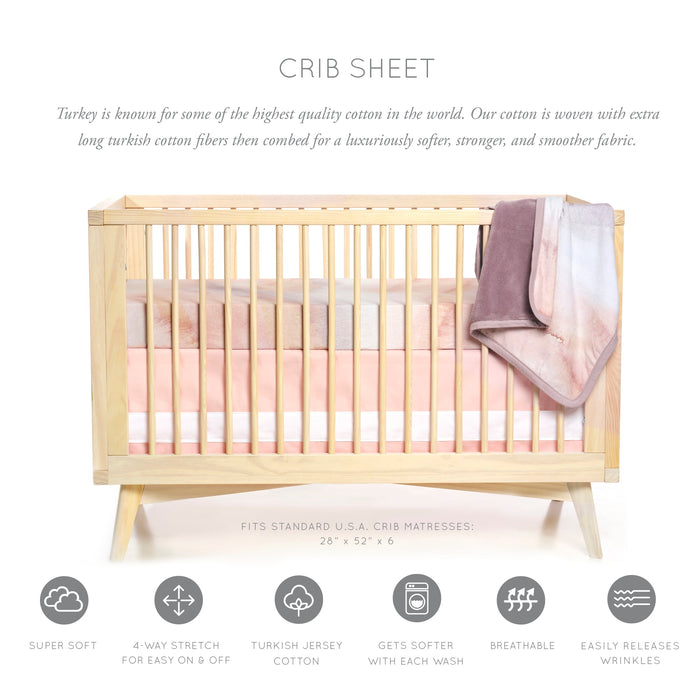 Oilo Sandstone Crib Sheet