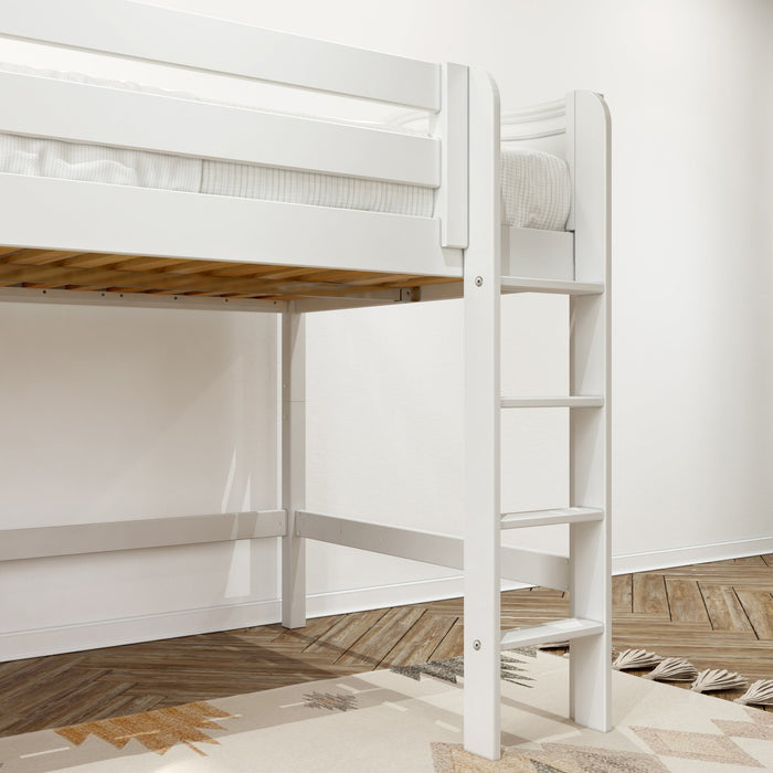 Maxtrix Full Mid Loft Bed with Ladder